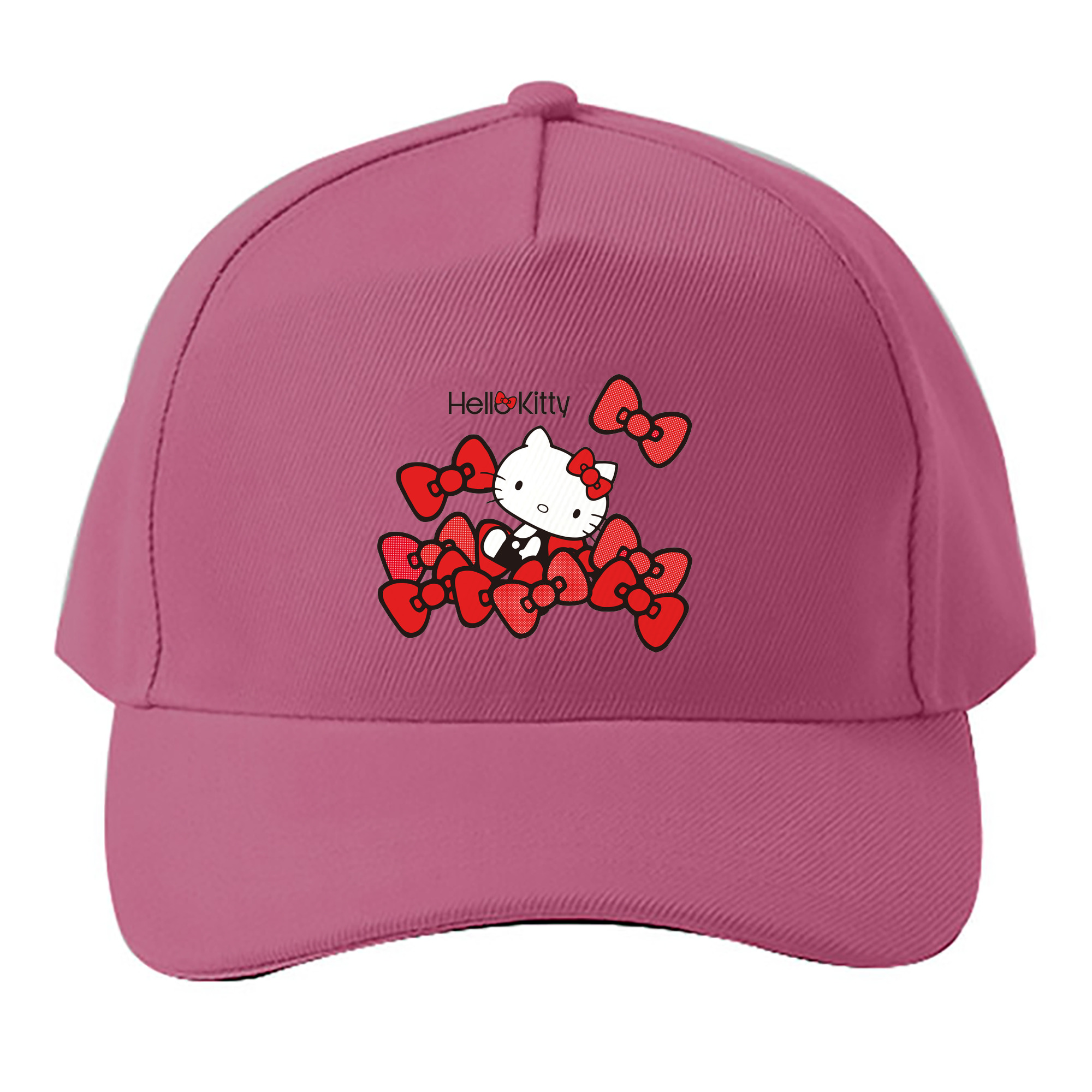 （画像用） Hello Kitty ハローキティ ベースボールキャップ 綿100％ 男女兼用 帽子 スポーツ